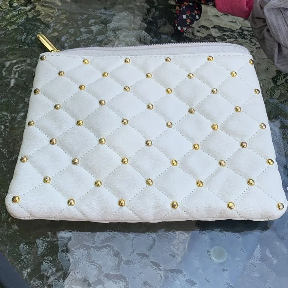 Danielle Crème with Gold makeup Bag wallet